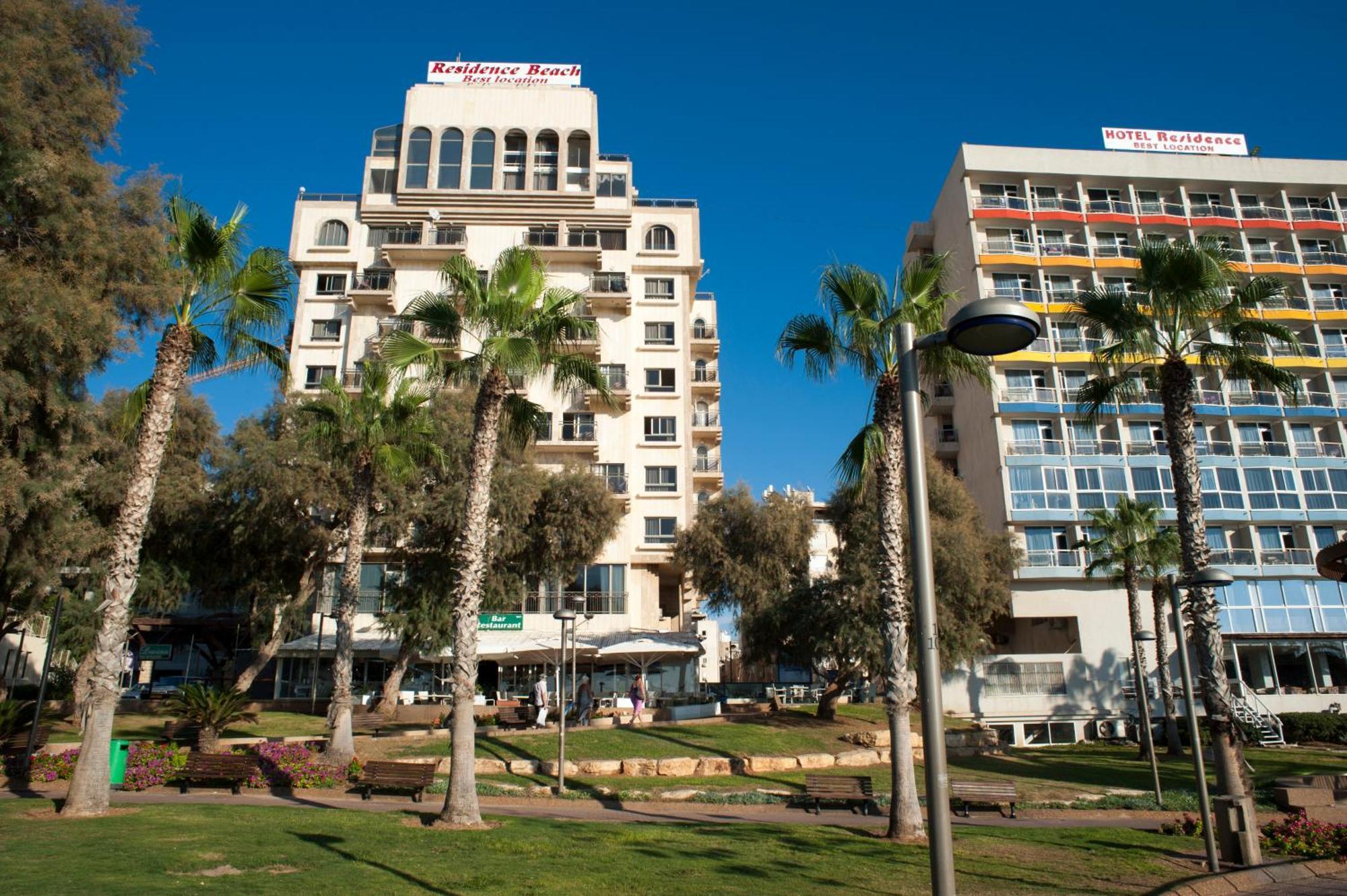 Residence Beach Hotel Нетания Экстерьер фото
